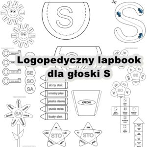 Lapbook logopedyczny z głoską S