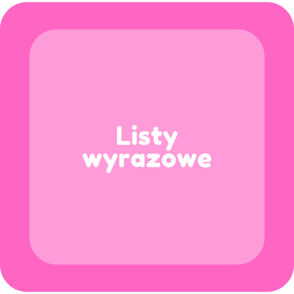 Listy wyrazowe