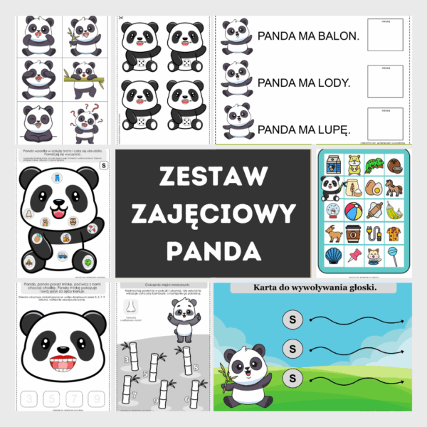 Zestaw zajęciowy Panda