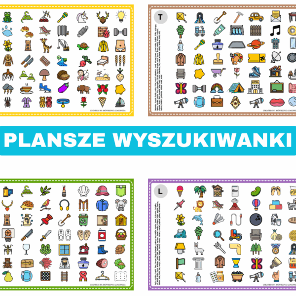 Plansze wyszukiwanki