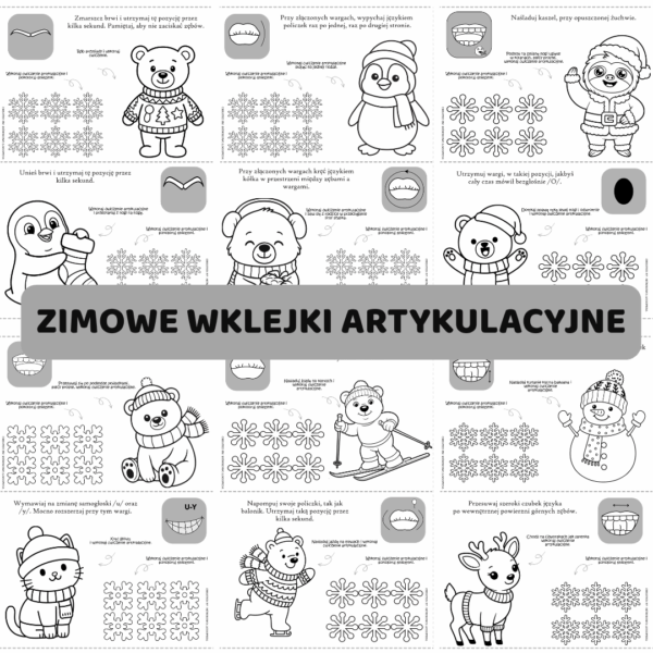 Zimowe wklejki artykulacyjne
