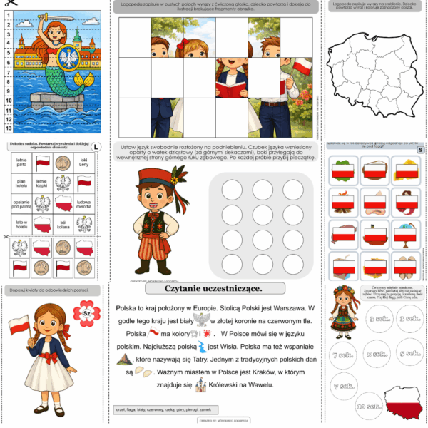 Patriotyczny zestaw zajęciowy