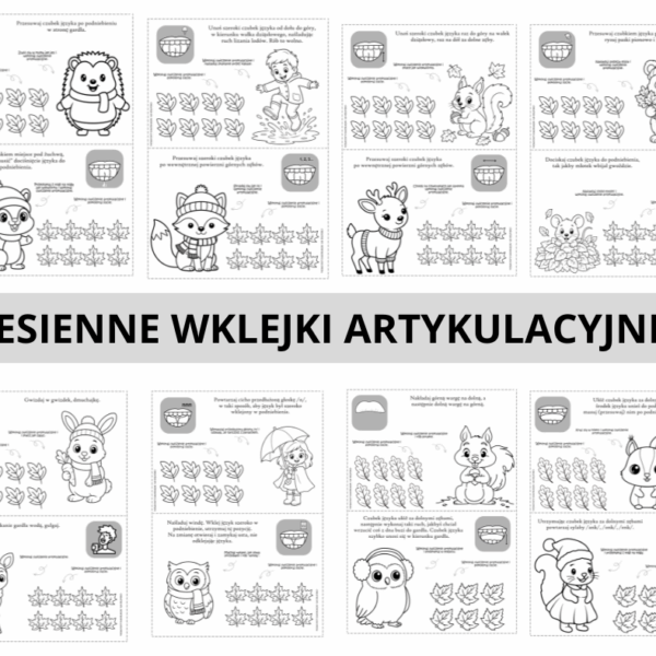Jesienne wklejki artykulacyjne