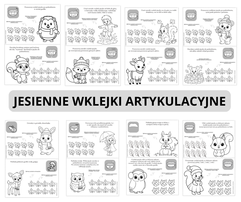 Jesienne wklejki artykulacyjne