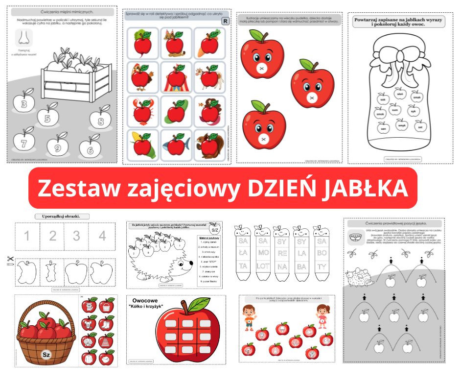 Zestaw zajęciowy Dzień Jabłka